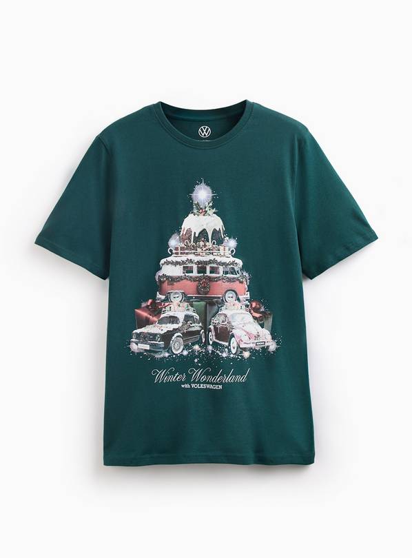 Christmas Volkswagen Graphic Print T-Shirt XXXL